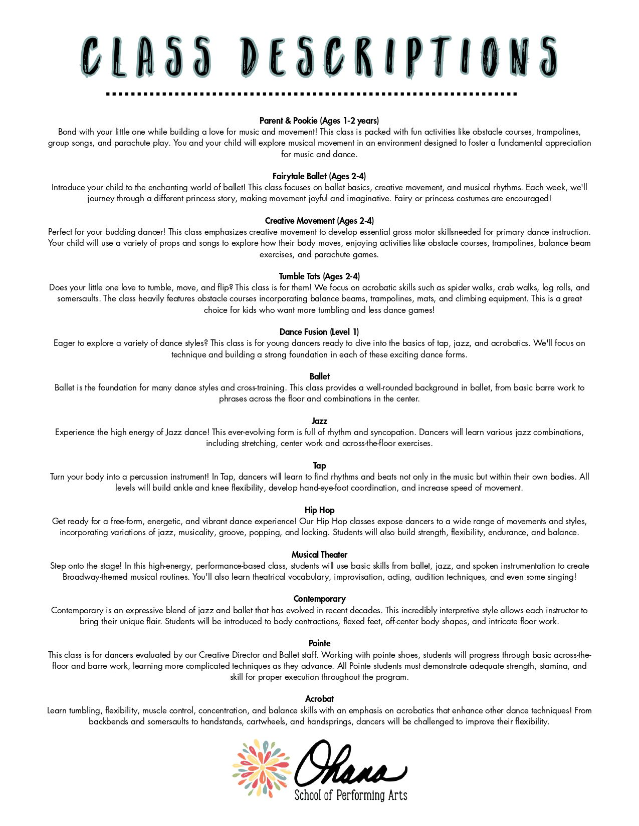 Class Description